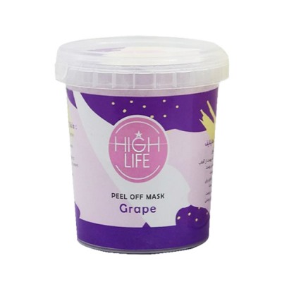 ماسک لایه بردار هیدروژلی انگور 350 گرم های لایف – High Life Grape Peel Off Mask Hydrojelly 350gr