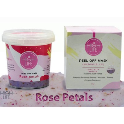 ماسک لایه بردار هیدروژلی گلبرگ های گل رز 350 گرم های لایف – High Life Rose Petals Peel Off Mask Hydrojelly 350gr