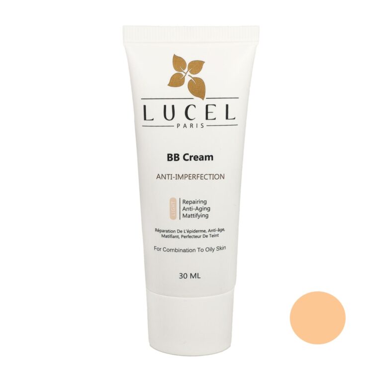 بی بی کرم پوشاننده رنگ روشن 30 میلی لیتری لوسل – Lucel BB Cream Light Anti-Imperfection 30ml