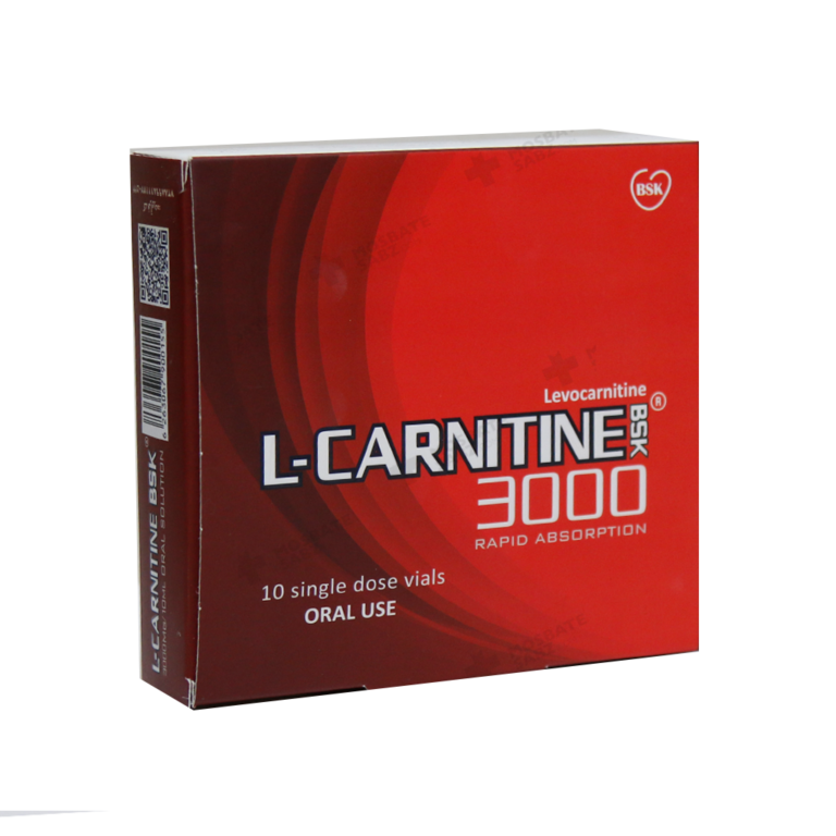 محلول خوراکی ال کارنیتین 3000 10 عددی بی اس کی – BSK L-Carnitine 3000 Oral Use 10 Single Dose Vials