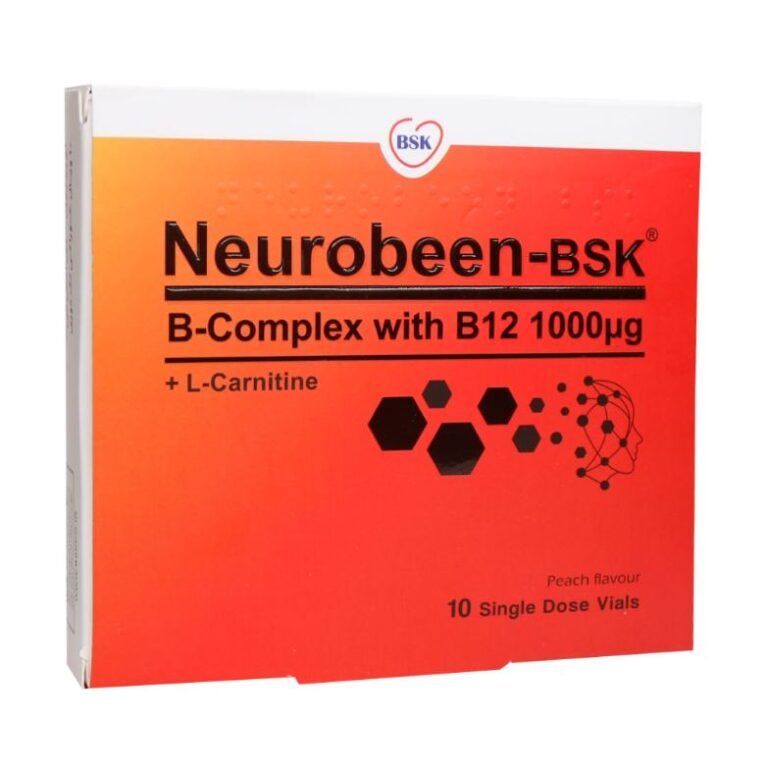 ویال خوراکی نوروبین 1000 میکروگرم 10 عددی بی اس کی –  BSK Neurobeen-BSK 1000 µg 10 10 Vials