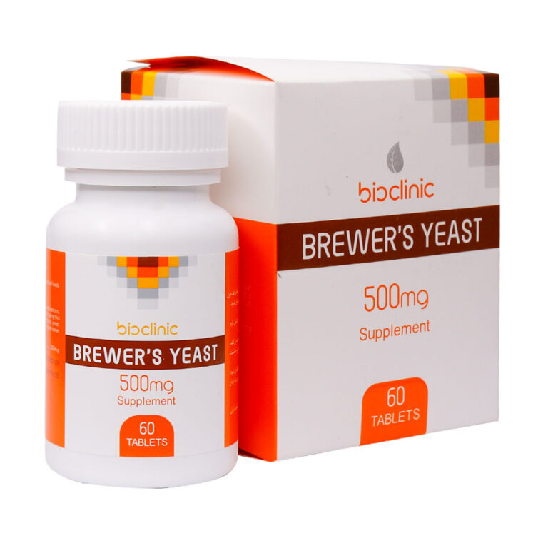 قرص مخمر آبجو 500 میلی گرم 60 عددی بایوکلینیک – Bioclinic Brewers Yeast 60 Tabs