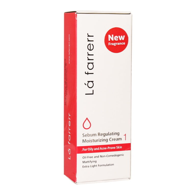 کرم مرطوب کننده و کنترل کننده چربی 1 مخصوص پوست های چرب و مستعد آکنه 75 میلی لیتر لافارر – La Farrerr Sebum Regulating Moisturizing Cream for Oily and Acne Prone Skin 75 ml