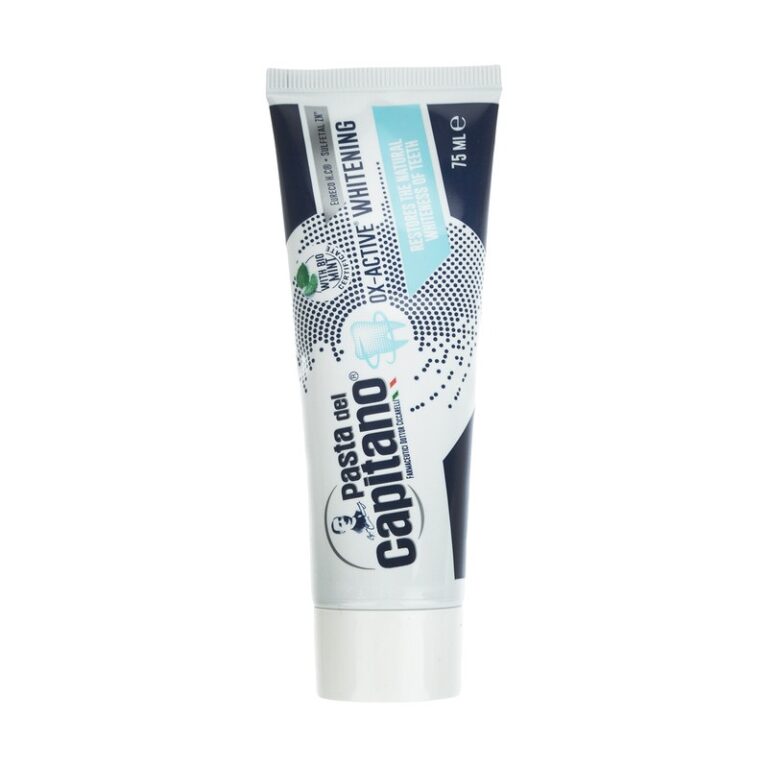 خمير دندان سفيد کننده OX-Active نعنایی 75 میلی لیتر پاستا دل کاپیانو – Pasta Del Capitano OX-Active Whitening Toothpaste 75 ml