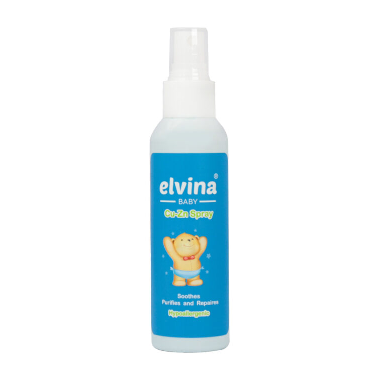 اسپری کیوزینک کودک 120 میلی لیتر الوینا – Elvina Baby Cu-Zn Spray 120 ml