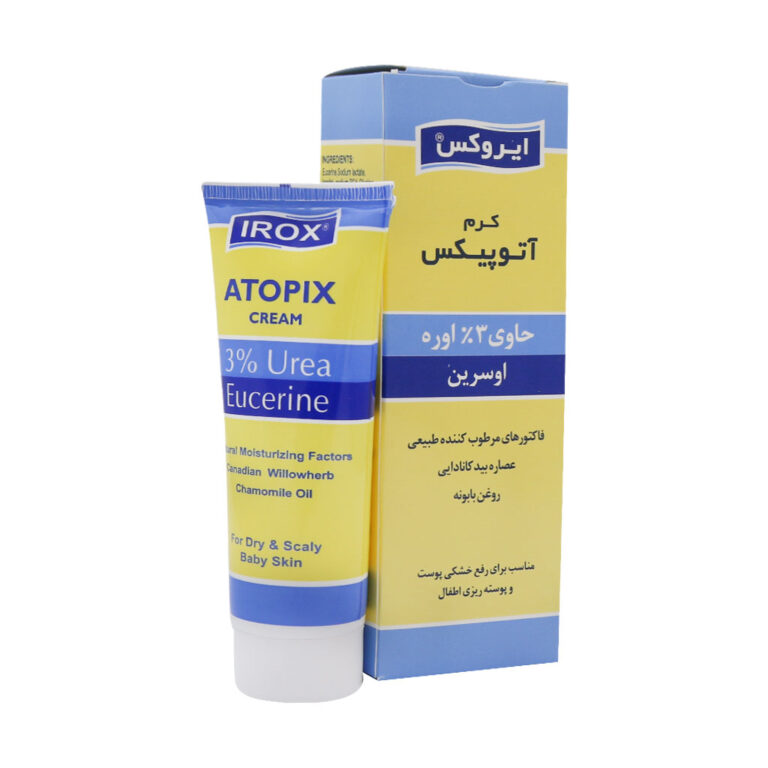 کرم اتوپيکس حاوي اوره 3% اوسرین 75 گرم ايروکس – Irox Atopix Cream 3% Urea Eucerine for Dry Skin 75 g