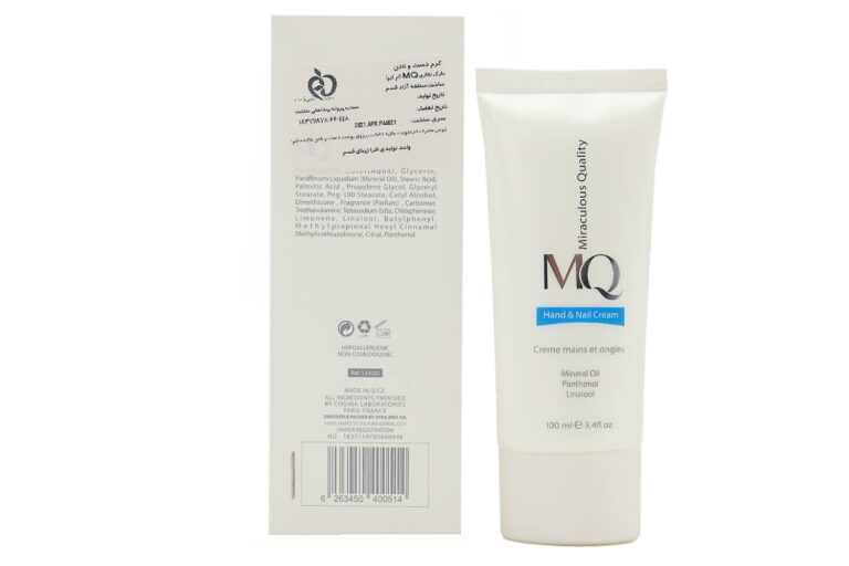 کرم مرطوب کننده دست و ناخن 100 میلی لیتر ام کیو – MQ Hand And Nail Moisturizing Cream 100