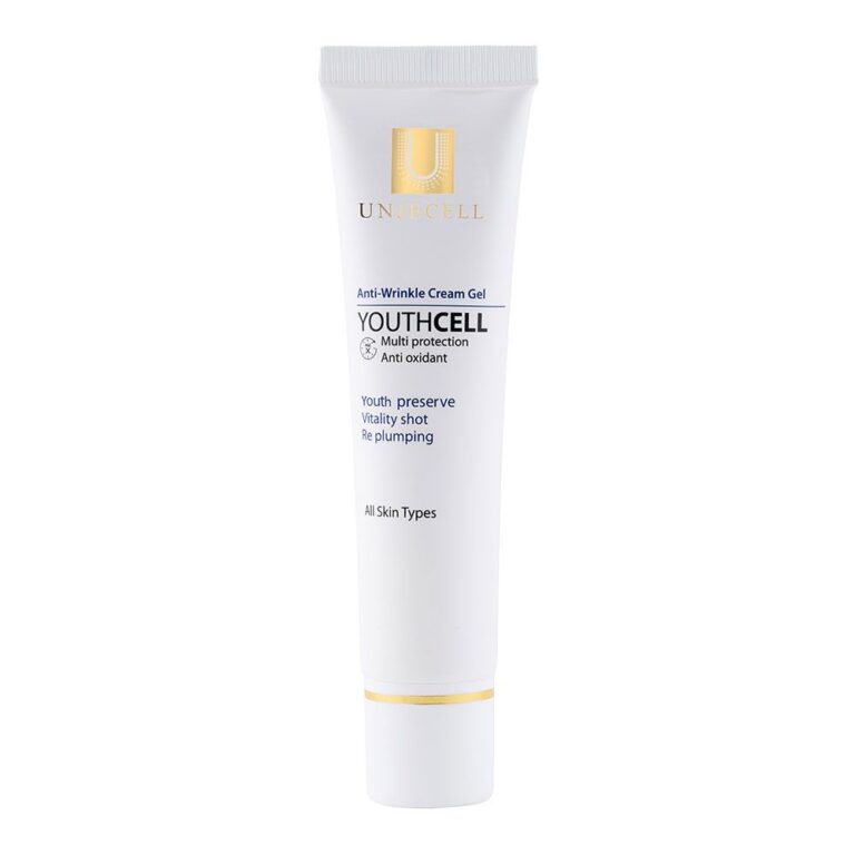 کرم ژل ضد چروک با خاصیت کلاژن سازی و پر کننده خطوط پوست 40 میلی لیتر آنژسل – UNJECELL Youthcell Anti-Wrinkle Cream Gel 40 ml