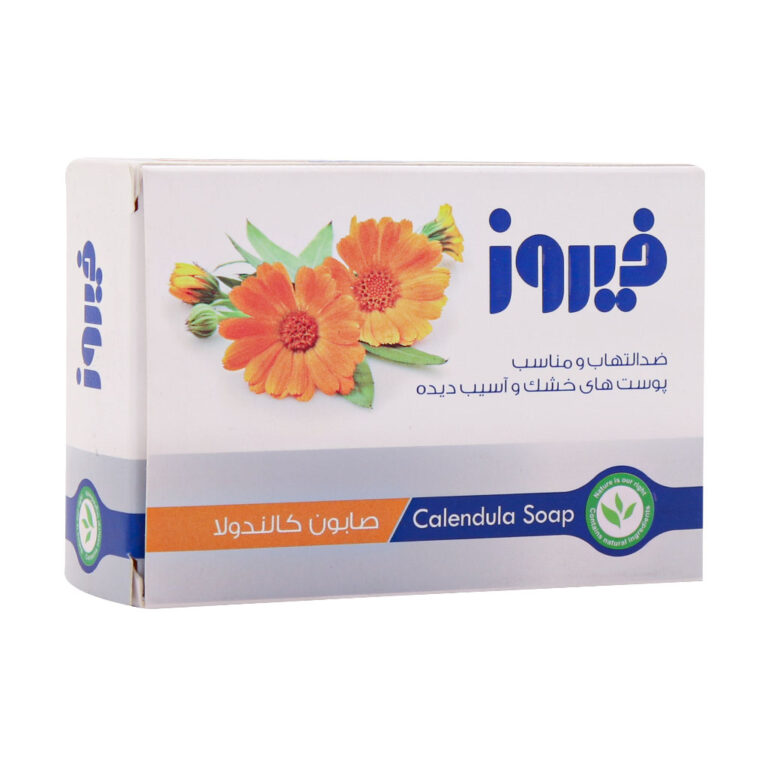 صابون کالندولا ضد التهاب و مناسب پوست های خشک و آسیب دیده 120 گرم فیروز – Firooz Calendula Soap 120 g